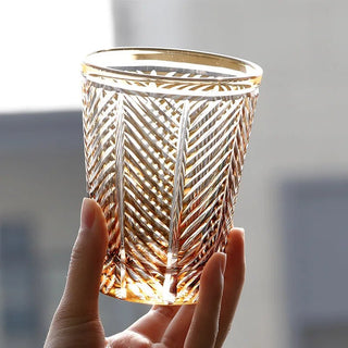 Bicchieri Materiale Vetro Diverse Colorazioni Arredo Tavolo Design Creativo Moderno-INTERIOR DREAM DESIGN