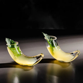 Bicchieri Piccole Dimensioni Shot Forma Irregolare Vetro 30ml Casa Cucina-INTERIOR DREAM DESIGN