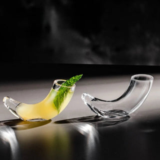 Bicchieri Piccole Dimensioni Shot Forma Irregolare Vetro 30ml Casa Cucina-INTERIOR DREAM DESIGN