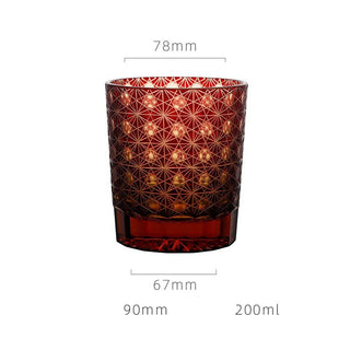 Bicchieri Vetro Diversi Colori Capiente Cucina Tavola Resistenti Bibite Ampi Eleganti-INTERIOR DREAM DESIGN