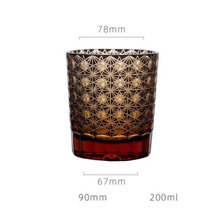 Bicchieri Vetro Diversi Colori Capiente Cucina Tavola Resistenti Bibite Ampi Eleganti-INTERIOR DREAM DESIGN