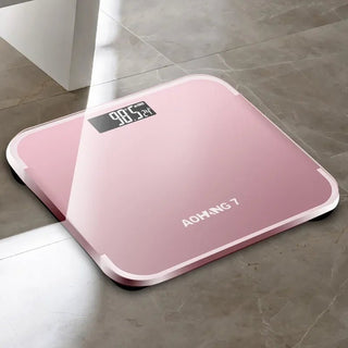 Bilancia Digitale Colore Rosa Nero Rosso Display LED Vetro Temperato-INTERIOR DREAM DESIGN