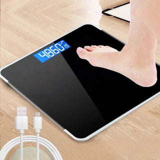 Bilancia Elettronica Ricarica USB Bilancia Intelligente Piccola Bilancia Elettronica Bilancia Corporea-INTERIOR DREAM DESIGN