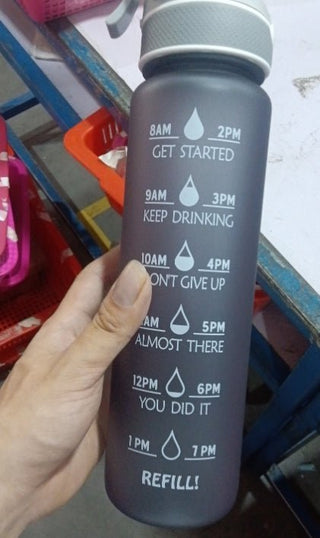 Borraccia Sport Cannuccia Anti Goccia Tappo Scatto 1000ml - INTERIOR DREAM DESIGN