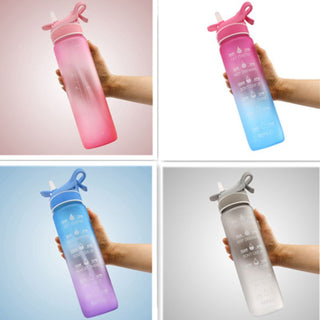 Borraccia Sport Cannuccia Anti Goccia Tappo Scatto 1000ml - INTERIOR DREAM DESIGN