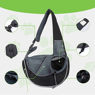 Borsa Trasportino Cani Gatti Tracolla Comoda Traspirante Portatile - INTERIOR DREAM DESIGN