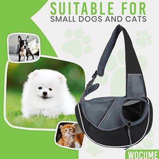 Borsa Trasportino Cani Gatti Tracolla Comoda Traspirante Portatile - INTERIOR DREAM DESIGN