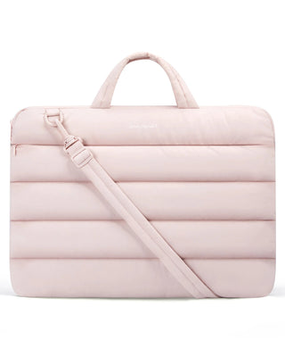 Borsa Viaggio Computer Rosa Nera Tracolla Comoda Morbida Utile Resistente Impermeabile-INTERIOR DREAM DESIGN