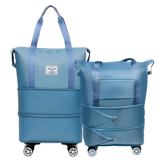 Borsa Viaggio Pieghevole Multifunzionale Grande Capacità Impermeabile Ruote Omnidirezionali - INTERIOR DREAM DESIGN
