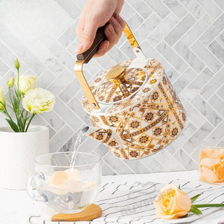 Brocca Filtro The Decorata Oro Cucina Acqua Dispenser Casa Acqua Bevande-INTERIOR DREAM DESIGN