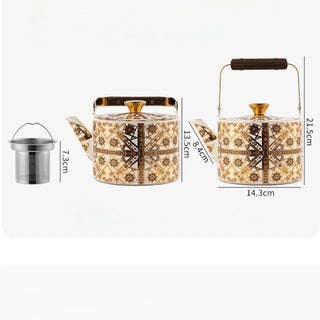 Brocca Filtro The Decorata Oro Cucina Acqua Dispenser Casa Acqua Bevande-INTERIOR DREAM DESIGN