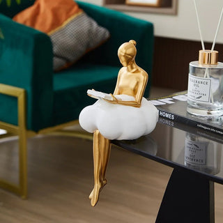 Busti E Statue Decorative Per Decorazione Casa Oro E Bianco Due Modelli Piccole Dimensioni Arredo Casa - INTERIOR DREAM DESIGN