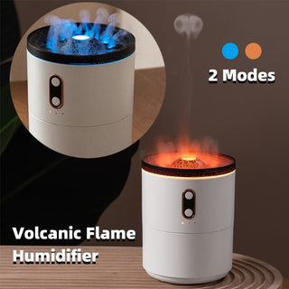 Diffusore Oli Essenziali Fiamma Volcanica Portatile Lampada Notturna