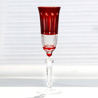 Calice Alto Colorati Bicchieri Diversi Colori Cristallo Vetro 1 Pezzo Arredamento Casa Cucina-INTERIOR DREAM DESIGN