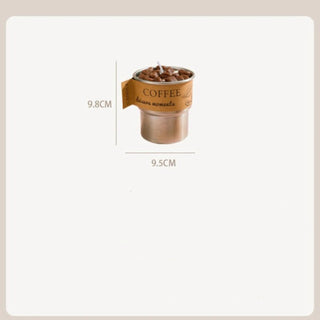 Candela Tazza Caffè Profumata Diversi Modelli Alluminio Cera Soia-INTERIOR DREAM DESIGN