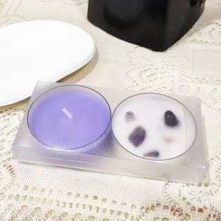 Candele Profumate Al Profumo Di Lavanda Vari Set 1 Pezzo 2 pezzi 4 Pezzi Viola Carine Piccole Dimensioni Bianche - INTERIOR DREAM DESIGN