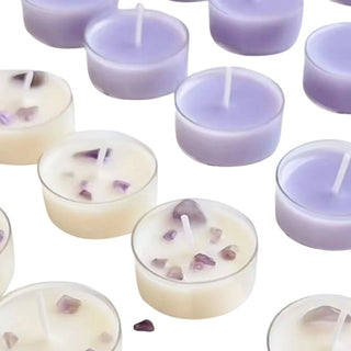 Candele Profumate Al Profumo Di Lavanda Vari Set 1 Pezzo 2 pezzi 4 Pezzi Viola Carine Piccole Dimensioni Bianche - INTERIOR DREAM DESIGN