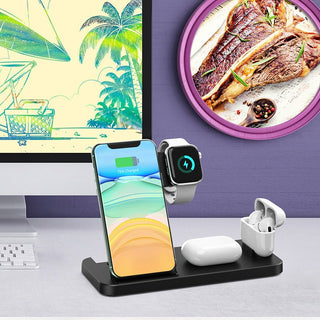 Caricatore Wireless Multifunzione Pieghevole Verticale Ricarica Veloce - INTERIOR DREAM DESIGN