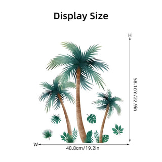 Carta Da Parati Adesiva Con Palme Verdi Adatta A Tutta La Casa Dimensioni Adesiva Facile Da applicare - INTERIOR DREAM DESIGN