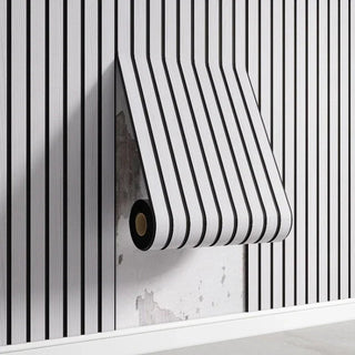 Carta Da Parati Effetto Legno Righe Diversi Colori Alta Qualità Resistente Lavabile Arredamento Casa Parete Muro-INTERIOR DREAM DESIGN