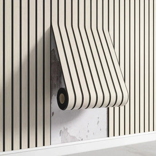 Carta Da Parati Effetto Legno Righe Diversi Colori Alta Qualità Resistente Lavabile Arredamento Casa Parete Muro-INTERIOR DREAM DESIGN