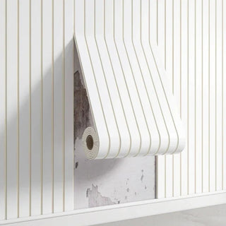 Carta Da Parati Effetto Legno Righe Diversi Colori Alta Qualità Resistente Lavabile Arredamento Casa Parete Muro-INTERIOR DREAM DESIGN