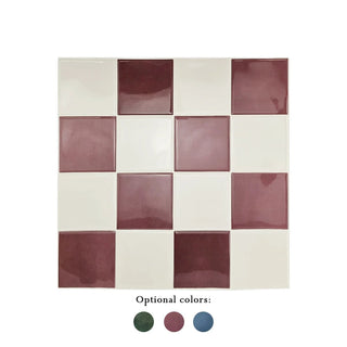 Carta Da Parati Quadrati Diversi Colori Set 10/30 Pezzi Adesiva Cucina Bagno Casa-INTERIOR DREAM DESIGN