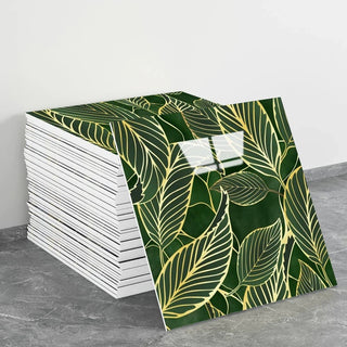 Carta Parati Adesiva Set 30 Pezzi Quadrati Effetto Lucido Marmo Diversi Colori-INTERIOR DREAM DESIGN