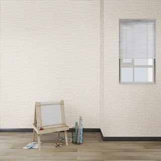 Carta Parati Lino PVC Diverse Dimensioni Beige Adesivo Impermeabile Decorazione Casa Resistente Durevole Arredamento Interni - INTERIOR DREAM DESIGN