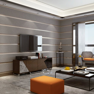 Carta Parati Non Adesiva Tessuto Impermeabile Ruvido Decorazione Casa Parete-INTERIOR DREAM DESIGN