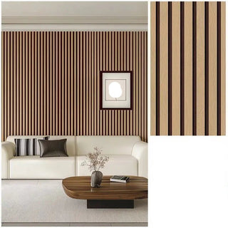 Carta Parati Soffitto Casa Impermeabile Fantasia Righe Diversi Colori Tonalità Neutre Marrone-INTERIOR DREAM DESIGN