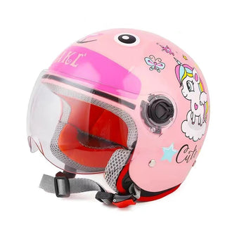 Casco Bambini Resistente Colorato Fantasioso Utile Diversi Colori Motorino Protezione-INTERIOR DREAM DESIGN