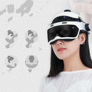 Casco Massaggiante Elettrico Intelligente Testa Occhi USB - INTERIOR DREAM DESIGN