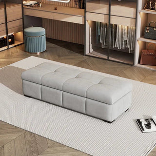 Cassa Panca Materiale Tessuto Diverse Colorazioni Arredo Casa Grandi Capacità Organizer-INTERIOR DREAM DESIGN