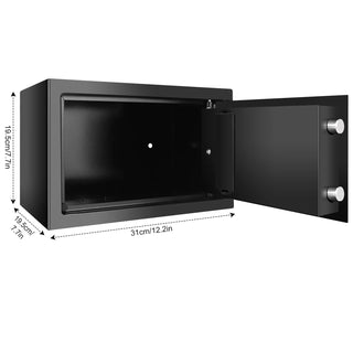 Cassaforte Codice Numeri Chiave Utile Nera Grigia Sicurezza Resistente Camera Letto-INTERIOR DREAM DESIGN