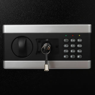 Cassaforte Nera Chiave Codice Sicurezza Salotto Oggetti Preziosi Monete Chiave-INTERIOR DREAM DESIGN