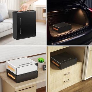 Cassaforte Sicurezza Protezione Casa Oggetti Valore Codice Numerico Impronta Digitale-INTERIOR DREAM DESIGN