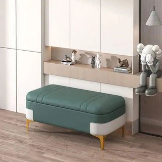 Cassapanca Materiale Ecopelle Diverse Colorazioni Arredo Casa Cassapanca Porta Oggetti Resistente-INTERIOR DREAM DESIGN