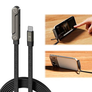 Cavo Dati Ricarica Rapida Supporto Pieghevole Smartphone Tablet USB - A - INTERIOR DREAM DESIGN