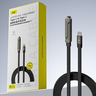 Cavo Dati Ricarica Rapida Supporto Pieghevole Smartphone Tablet USB - A - INTERIOR DREAM DESIGN