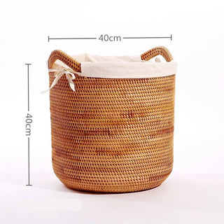 Cesta Materiale Ratta Diversi Modelli Cesta Organizer Grandi Capacità Supporto Biancheria-INTERIOR DREAM DESIGN