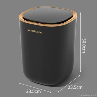 Cestino Pattumiera Intelligente Smart USB Ricaricabile E A Batterie Colore Nero Bello Design Arredo Casa E Cucina - INTERIOR DREAM DESIGN