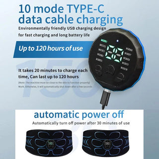 Cintura Massaggiatore Braccia Addome Diverse Funzioni Fitness Casa Elettrodomestici-INTERIOR DREAM DESIGN