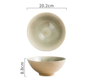 Ciotola Ceramica Creativa Diversi Colori Zuppa Cucina Comoda Profonda Artistica-INTERIOR DREAM DESIGN