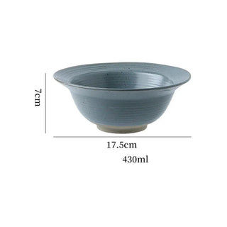 Ciotola Ceramica Diversi Colori Piatti Fondi Casa Cucina Capacità 430ml-INTERIOR DREAM DESIGN