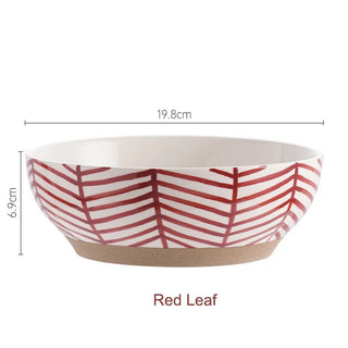 Ciotola Ceramica Larga Profonda Particolare Fantasiosa Colorata Resistente Ceramica-INTERIOR DREAM DESIGN