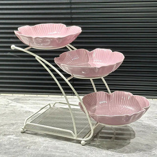 Ciotola Materiale Ceramica 3 Pezzi Decorazione Moderna Vassoio Alimenti Design Innovativo-INTERIOR DREAM DESIGN