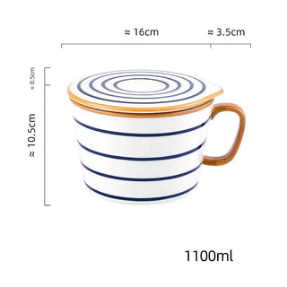 Ciotole Coperchio Cucina Manico Piatti Stoviglie Casa Fantasia Diversi Colori Ceramica-INTERIOR DREAM DESIGN