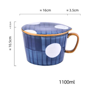 Ciotole Coperchio Cucina Manico Piatti Stoviglie Casa Fantasia Diversi Colori Ceramica-INTERIOR DREAM DESIGN