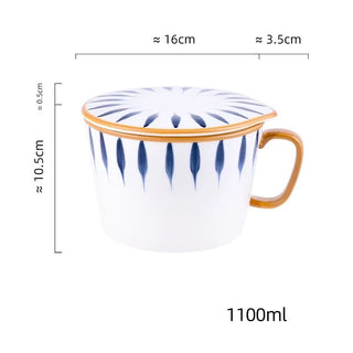 Ciotole Coperchio Cucina Manico Piatti Stoviglie Casa Fantasia Diversi Colori Ceramica-INTERIOR DREAM DESIGN